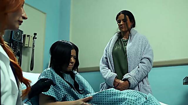 Asian nurses indulge in a steamy toy-filled fetish session
