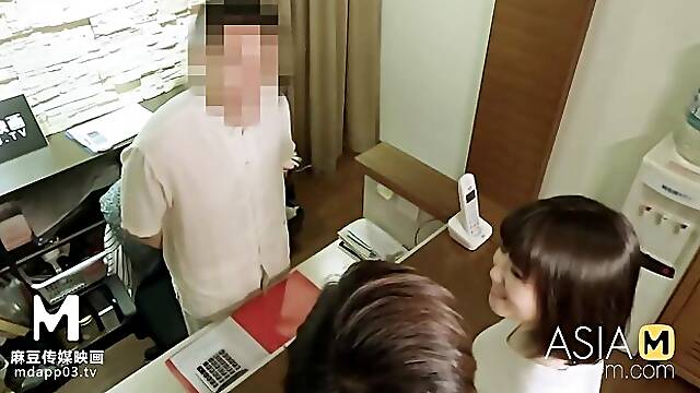 Japanese no sex erotic massage with a curvy Asian girlfriend
