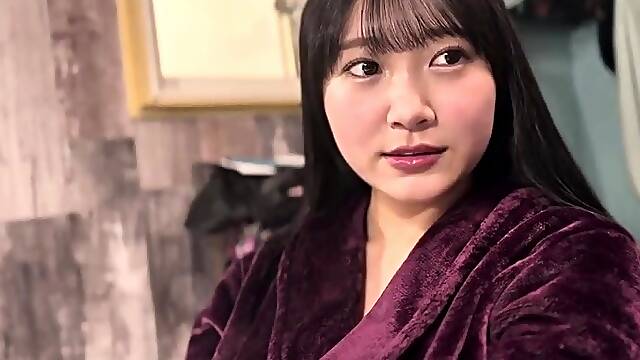 BJ in close up with asian bunny