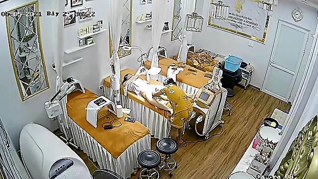 Sexy Asian babes gyno exam captured on hidden camera