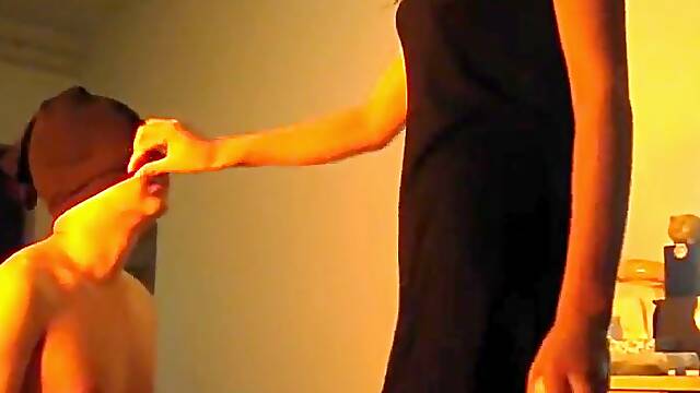 Chinese older femdom trample shoejob footjob