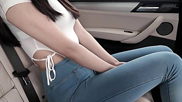 1st Date with Marvelous Oriental student ends in Wild Car Sex