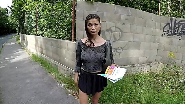 Public Agent Lost Tourist Screwed outside underneath a Bridge