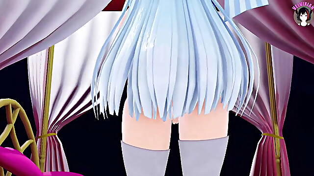 Aoi - Gigantic Tits Dancing + Handjob (3D HENTAI)