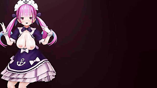 Aqua - Sexy Dance Flashing Tits (3D HENTAI)