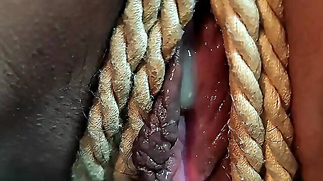 Tied Tightly and Then Penetrated with a Vibrator