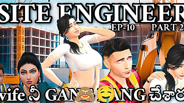 Telugu wife gangbang at construction workplace paniplace lo dengudu telugu sex videos episode 10 part 2