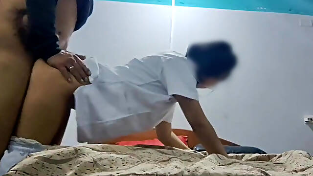 With my classmate after doing homework part 2