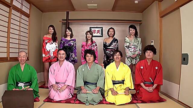 Famous JAV actors assemble for New Year party and big orgy