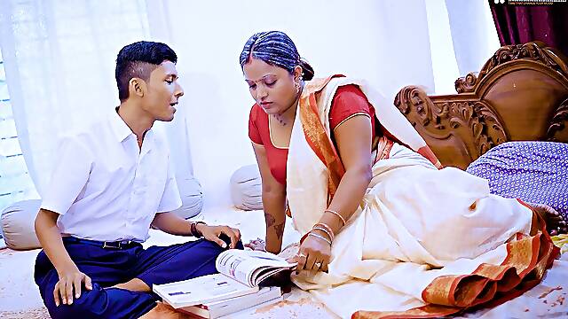 Desi Indian Horny Grandson Fucks Grandma Hard and Ejaculates in Her Mouth