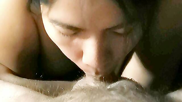 I Come to Clean up, Empty the Garbage Cans and Empty His Balls. Married Man, Asian Maid