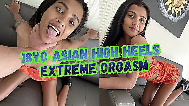 High Heels 18yo Asian Extreme Orgasm [passthrough]