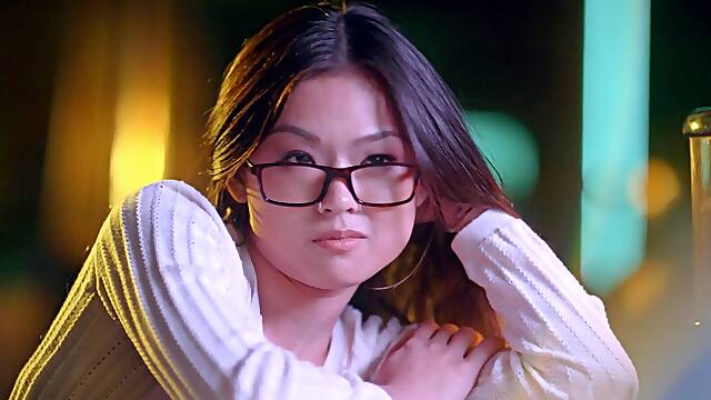 Asian babe Lulu Chu pleases Anton in a steamy interracial encounter